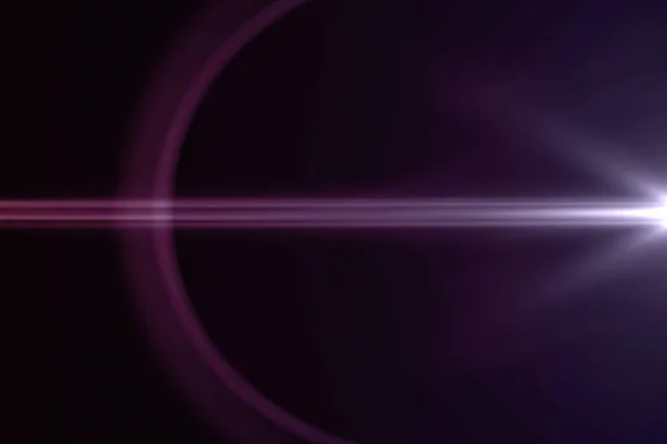 Abstrakte Violette Lichtimpulse Und Leuchtet Undichte Bewegungshintergrund Mit Defokussierten Horizontalen — Stockfoto