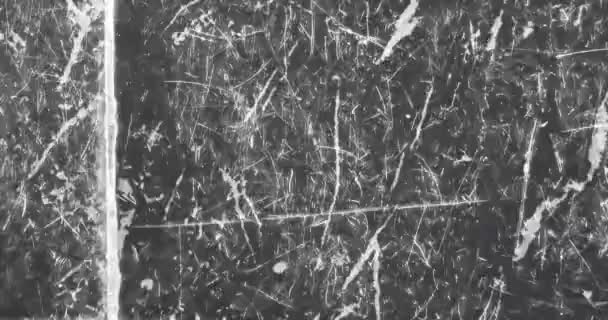 Вінтажна абстрактна гранжева чорно-біла стара ретро рамка — стокове відео