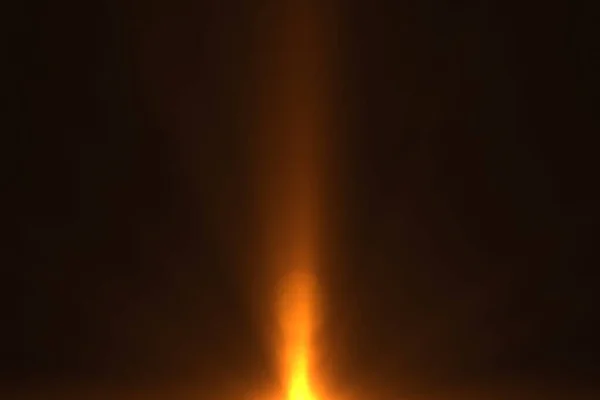 Colore oro caldo luminoso lente bagliore raggi lampeggia perdita per transiti — Foto Stock