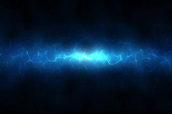 Abstract gradient blue ray light background flowing like energy Stock Picture