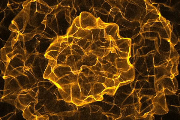 3D візуалізація, абстрактний космічний барвистий батиколор золотий і теплий , — стокове фото