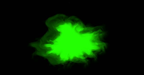 Pincel abstracto forma de trazo tinta blanca salpicadura fluyendo y lavado en croma pantalla verde clave, salpicadura de tinta salpicadura — Vídeos de Stock