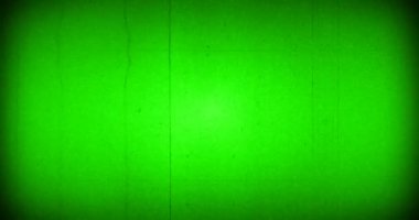 Krom anahtar yeşil ekran vhs arkaplan gerçekçi titreşimli, analog klasik televizyon sinyali ile kötü parazit ve yatay çizgiler,