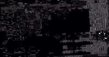 soyut siyah-beyaz gerçekçi ekran arızası, analog vintage televizyon sinyali kötü parazit ve gri çubuklar, statik piksel ses arkaplanı