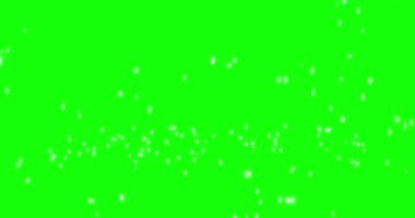 sabun köpükleri krom anahtar yeşil ekran arka planda patlar, eğlence kavramı