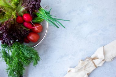 Yeniden kullanılabilir alışveriş pamuk torbası bakkaldolu