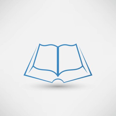 Vektör kitap simgesi izole