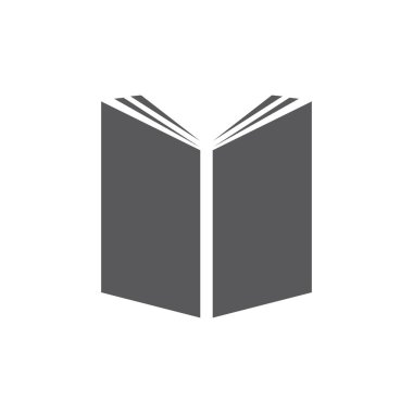 kitap simgesi beyaz arkaplanda izole edildi