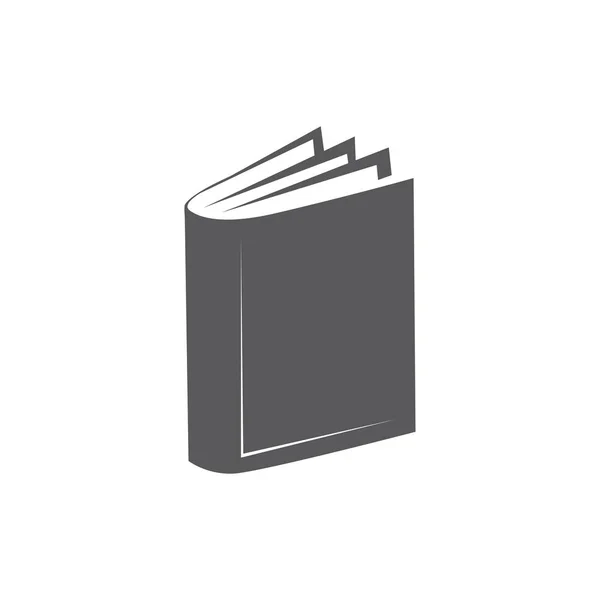 Icono Del Libro Aislado Sobre Fondo Blanco — Vector de stock