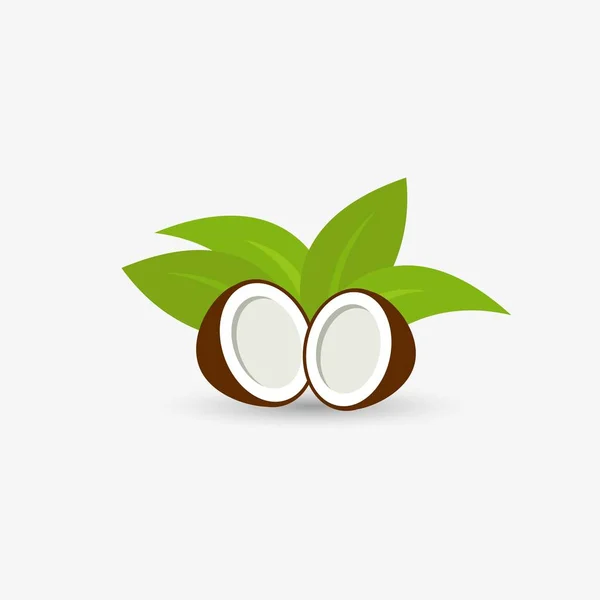 Coconut Logo Template Design — Stock Vector