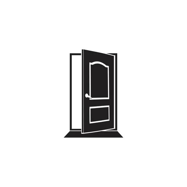 Door Flat Vector Icon Isolate — Stock Vector