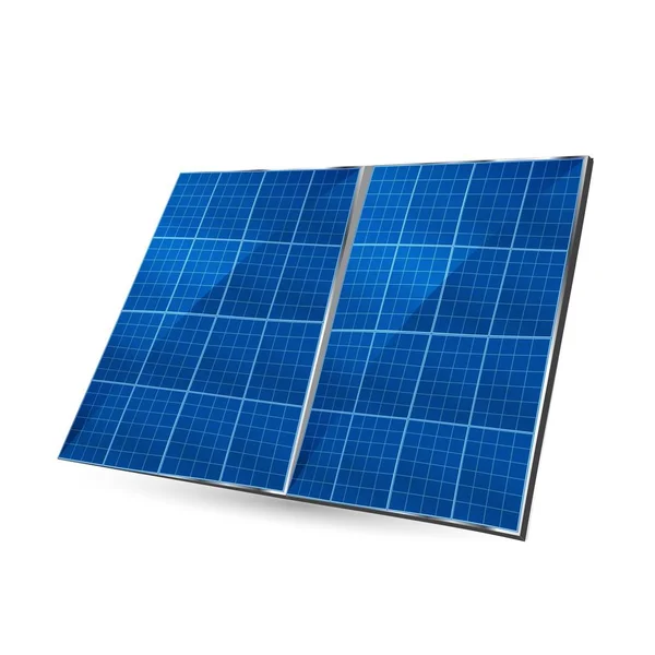 Tányér Solar Collector Elszigetelt Vektoros Illusztráció Fehér Háttér — Stock Vector