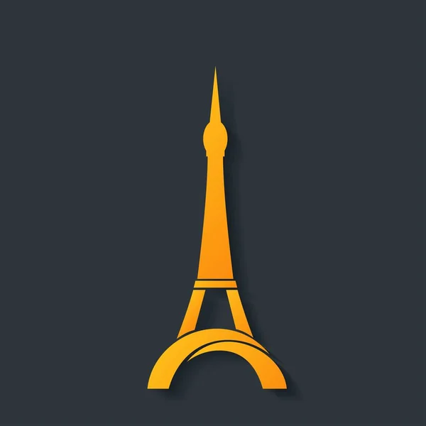 Ilustración Del Vector Torre Eiffel — Vector de stock