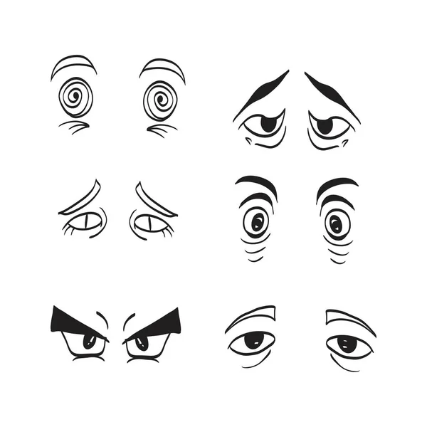 Мультяшні Очі Векторі — стоковий вектор