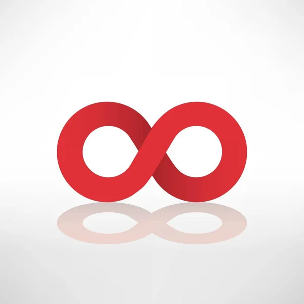 Infinity Icon Vector Isoler Contexte — Image vectorielle