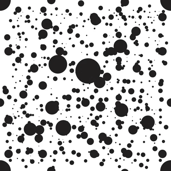 Nahtlose Polka Dot Muster Isolieren Hintergrund — Stockvektor