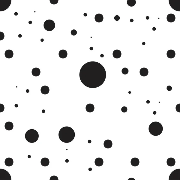 Sem Costura Polka Dot Pattern Isolar Fundo —  Vetores de Stock