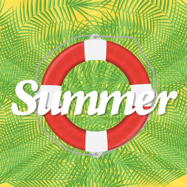 夏季假期排版插图 — 图库矢量图片