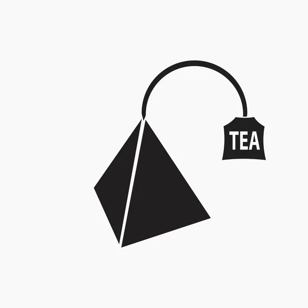 Tea Bag Vector Icon — Stock Vector