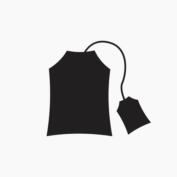 Tea Bag Vector Icon — Stock Vector