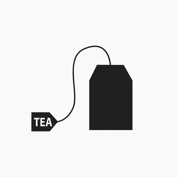 Tea Bag Vector Icon — Stock Vector