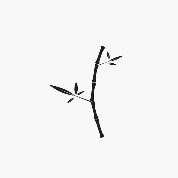 竹アイコン ベクトルのロゴのテンプレート — ストックベクタ