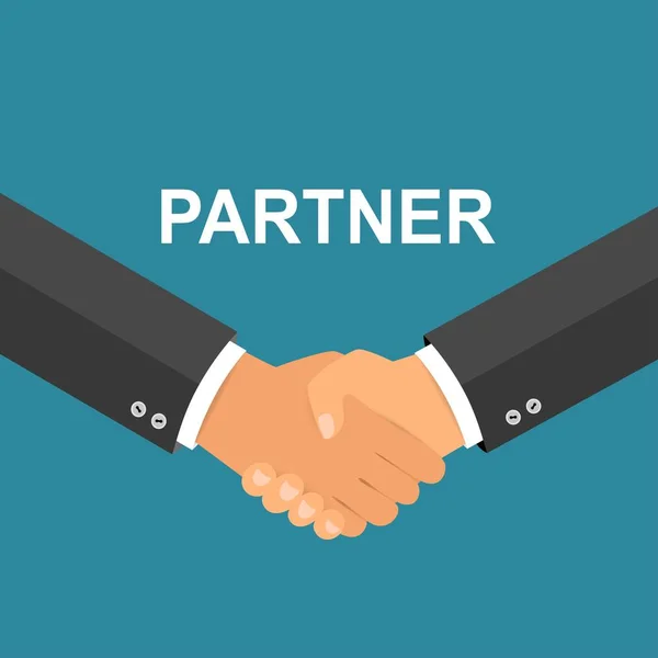 Ikona Uzgadniania Trząść Ręce Umowy Dobry Interes Koncepcji Partnerstwa Wektorowa — Wektor stockowy