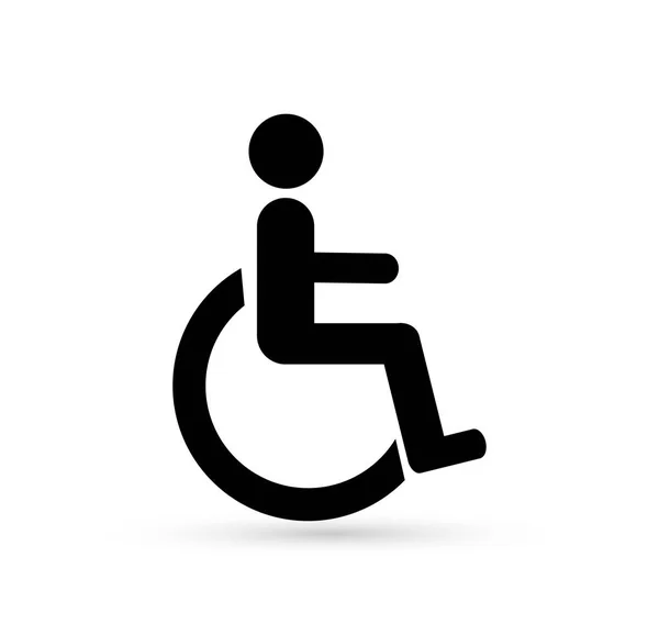 Icono Para Discapacitados Ilustración Vectorial — Vector de stock