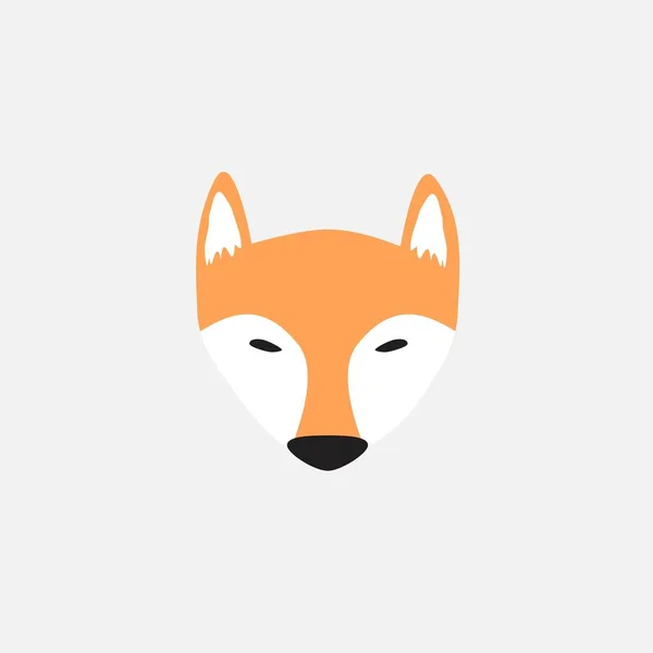 Projektowanie Logo Unikalne Fox — Wektor stockowy