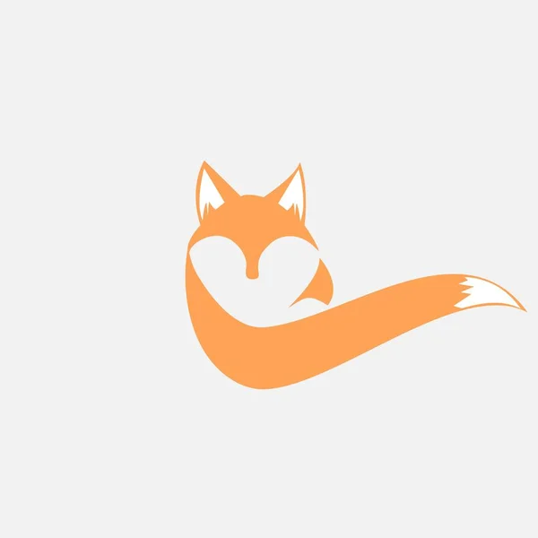 Egyedi Fox Logo Tervezés — Stock Vector
