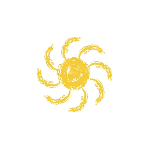 Ikona Wektora Słońca Ikona Wektora Linii Słońca — Wektor stockowy