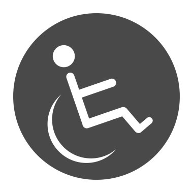 sakatlık insan sandalye symol