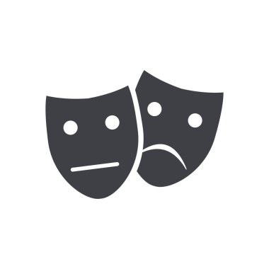 Tiyatro maskeleri sanat.