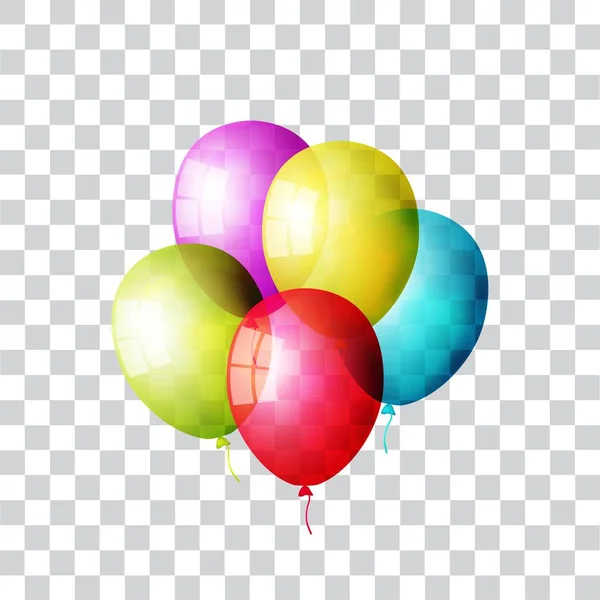 Ballon instellen gekleurde — Stockvector