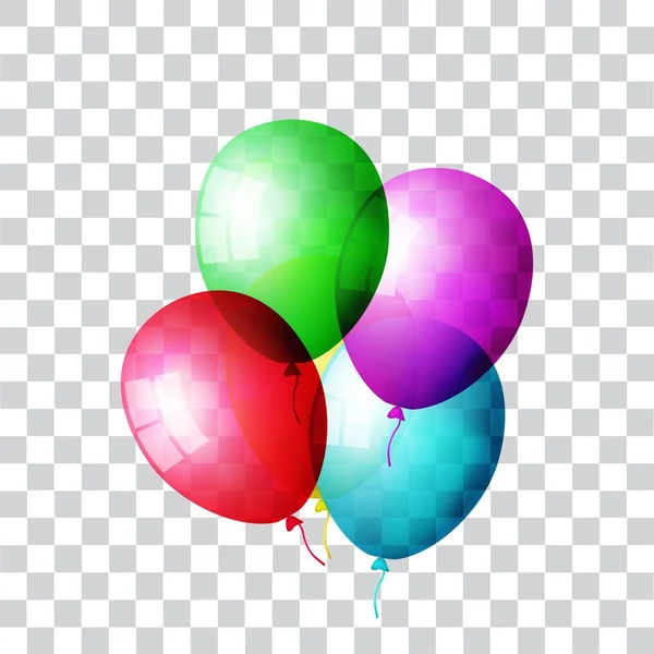 Ballon Set farbig — Stockvektor