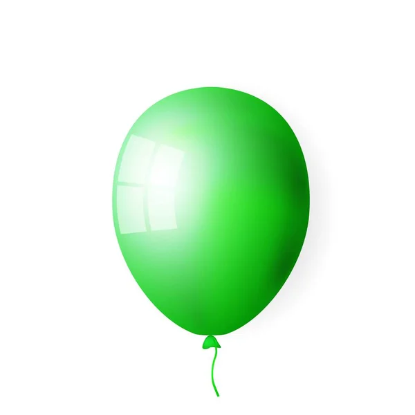 Großer grüner Ballon — Stockvektor