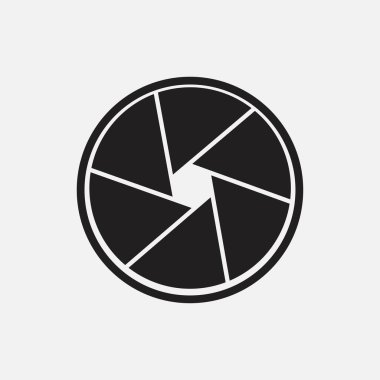 Beyaz arka plan üzerinde izole kamera çekim, vektör çizim