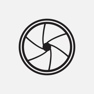 Beyaz arka plan üzerinde izole kamera çekim, vektör çizim