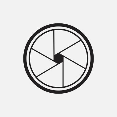 Beyaz arka plan üzerinde izole kamera çekim, vektör çizim