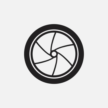 Beyaz arka plan üzerinde izole kamera çekim, vektör çizim