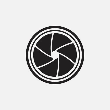 Beyaz arka plan üzerinde izole kamera çekim, vektör çizim