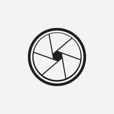 Beyaz arka plan üzerinde izole kamera çekim, vektör çizim