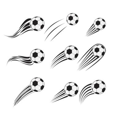 Futbol topları uçan ile ayarla