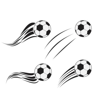 Futbol topları uçan ile ayarla