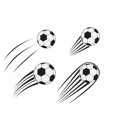 Futbol topları uçan ile ayarla