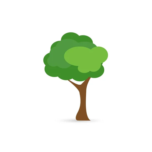 Icono de árbol abstracto — Vector de stock