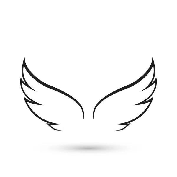 Angel Wings icon — Stock Vector