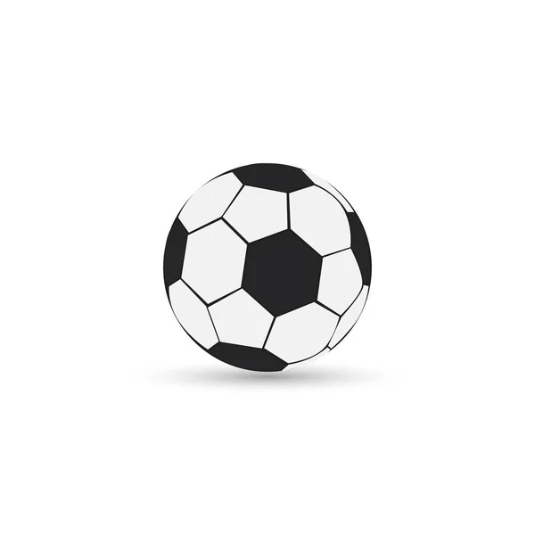 Icono de pelota de fútbol — Archivo Imágenes Vectoriales