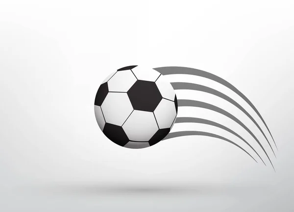 Volar pelota de fútbol — Archivo Imágenes Vectoriales