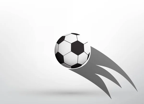 Volar pelota de fútbol — Archivo Imágenes Vectoriales
